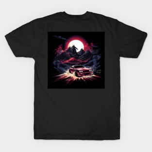 Drifting in the Moonlight by Sideways at Midnight T-Shirt